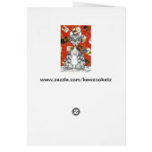 Japanese Paper Cat 3 Card (Back)