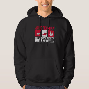 Japanese Paper Crane Origami for an Origami Master Hoodie