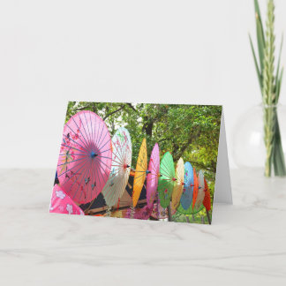 Japanese Parasol Notecard