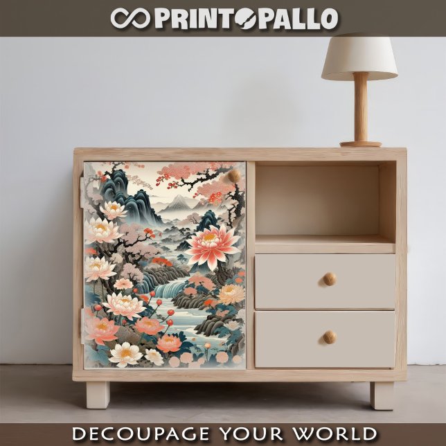 Japanese parchment floreal fantasy  tissue paper (Creator Uploaded)