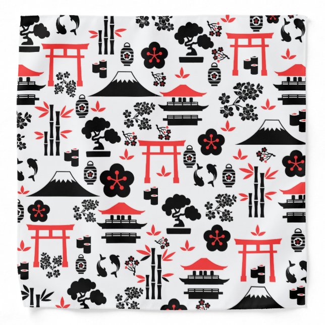 Japanese Pattern Bandana (Front)