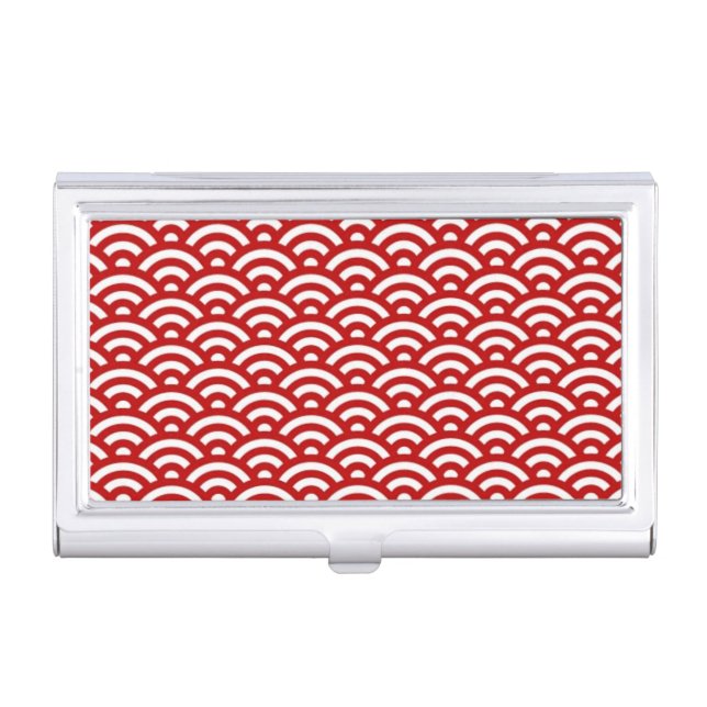 Japanese pattern case for business cards (Front)