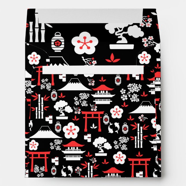 Japanese Pattern Envelope (Back (Bottom))