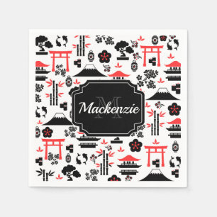 Japanese Pattern Napkins