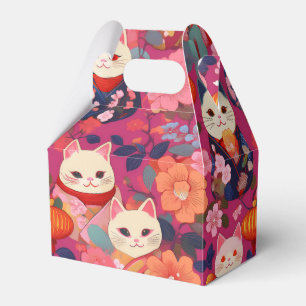 japanese pattern party favor box