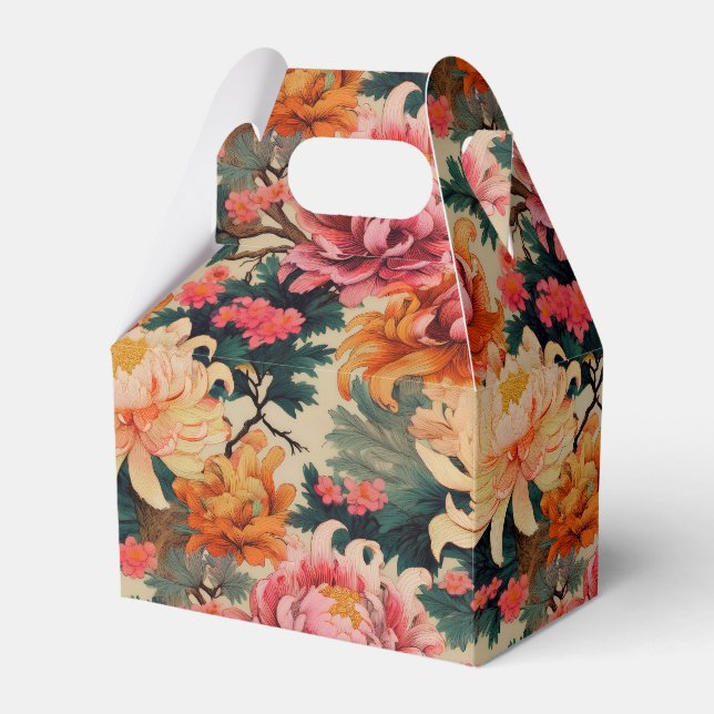 japanese pattern party favor box  (Front Side)