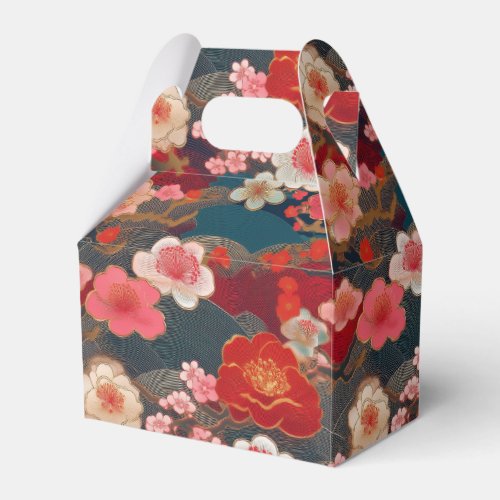 japanese pattern party favor box