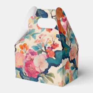 japanese pattern party favor box 