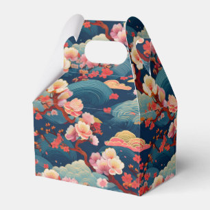 japanese pattern party favor box
