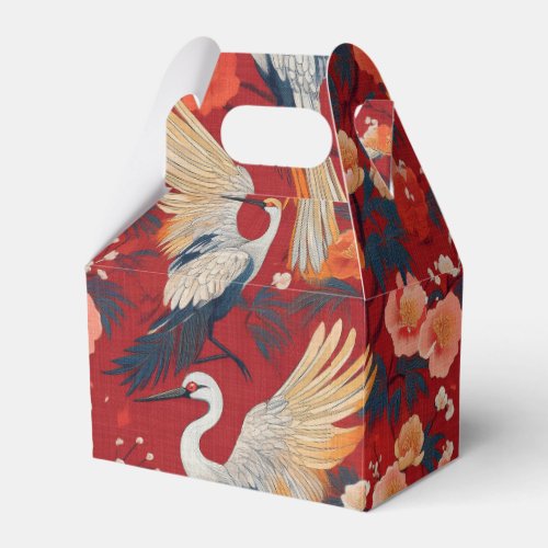 japanese pattern party favor box 