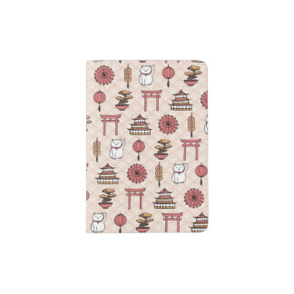 Japanese Pattern Passport Holder