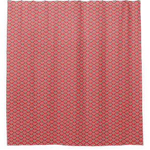 Japanese pattern shower curtain