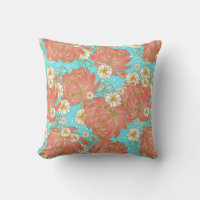 japanese pattern throw pillow