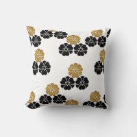 japanese pattern throw pillow