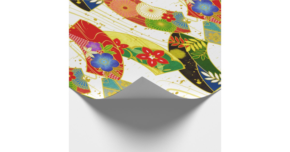 japanese pattern wrapping paper | Zazzle.com