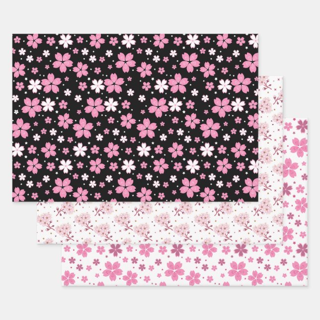 Japanese Pattern Wrapping Paper Sheets (Set)