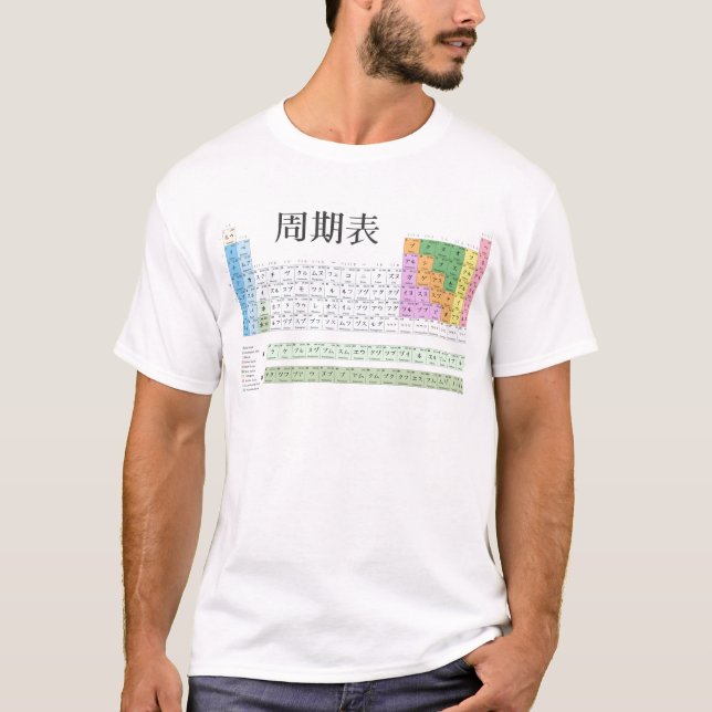 Japanese periodic table T-Shirt (Front)