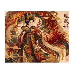 Japanese Phoenix Geisha Art Mythology Design
