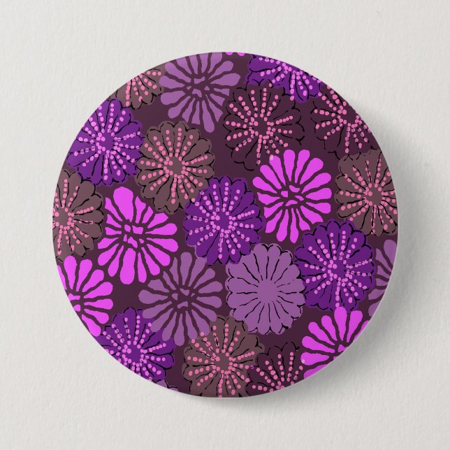 japanese pink Button (Front)