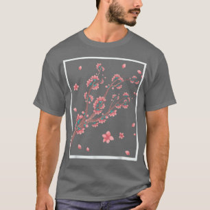 Japanese Pink Flower Blossom Sakura Cherry Blossom T-Shirt
