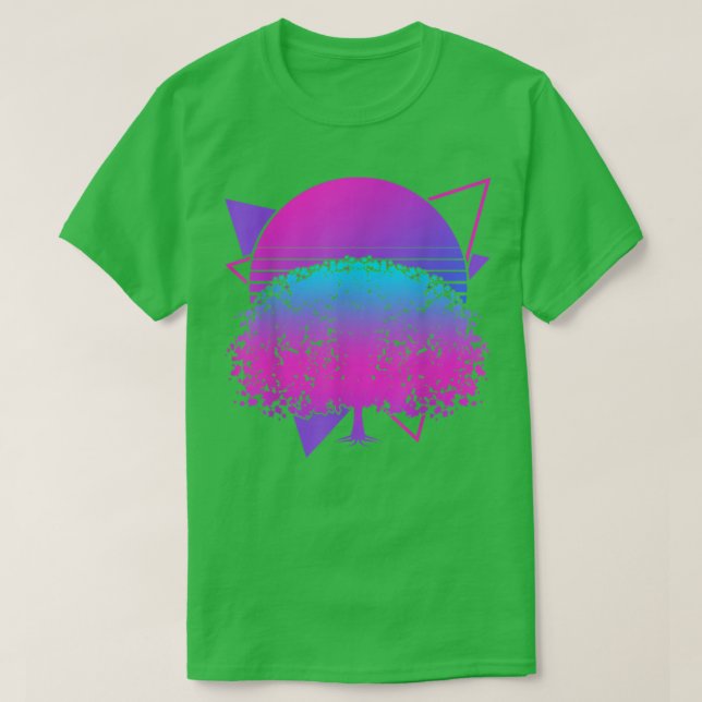 Japanese Pink Flower Sakura 90s Art Vaporwave Cher T-Shirt (Design Front)