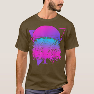 Japanese Pink Flower Sakura 90s Art Vaporwave Cher T-Shirt