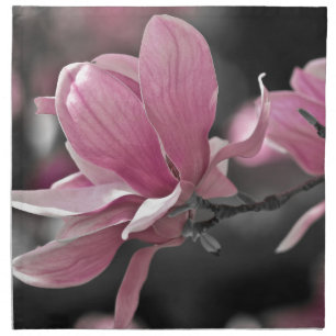 Japanese Pink Saucer Magnolia Napkin
