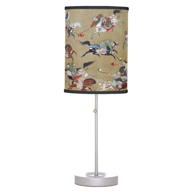 Japanese playing Polo Table Lamp (Front)