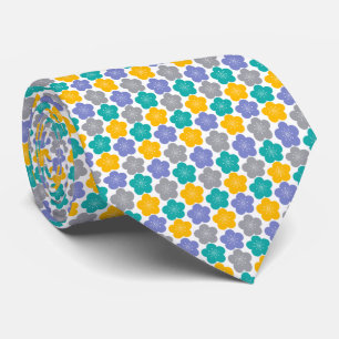 Japanese PlumBlossom pop Neck Tie