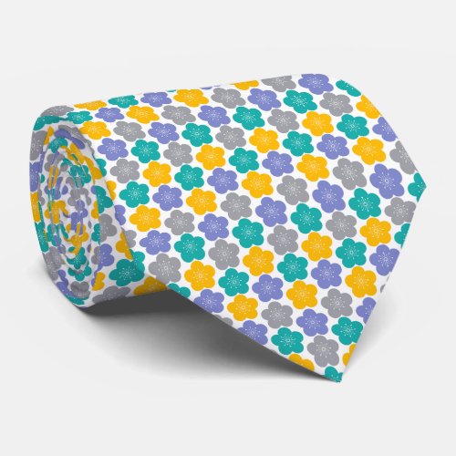 Japanese PlumBlossom　pop Neck Tie
