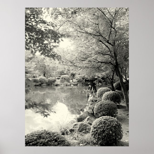 Japanese Pond Garden Poster (Front)
