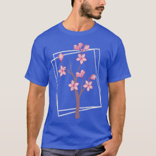 Japanese Pretty Flower Pink Sakura Cherry Blossom T-Shirt