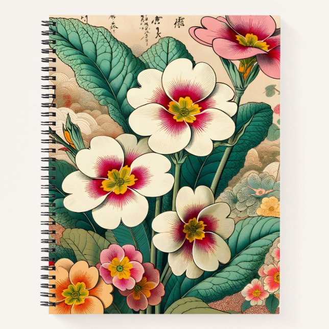 Japanese Primrose Notebook (Front)