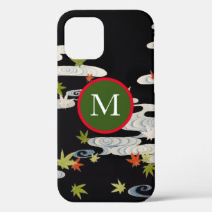 JAPANESE PRINT CUSTOM INITIAL IPHONE 12 CASE 