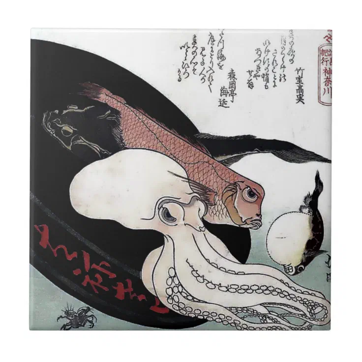 japanese octopus art