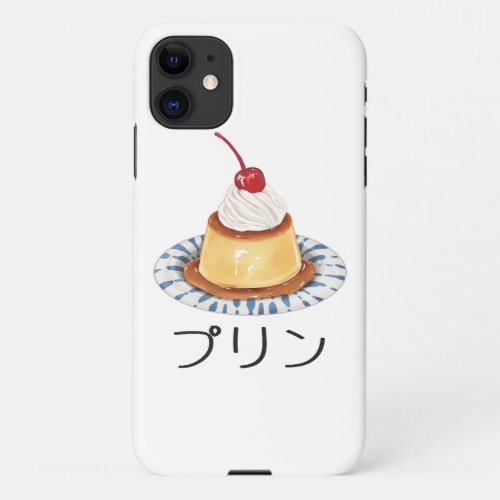 Japanese pudding cute iPhone 11 case