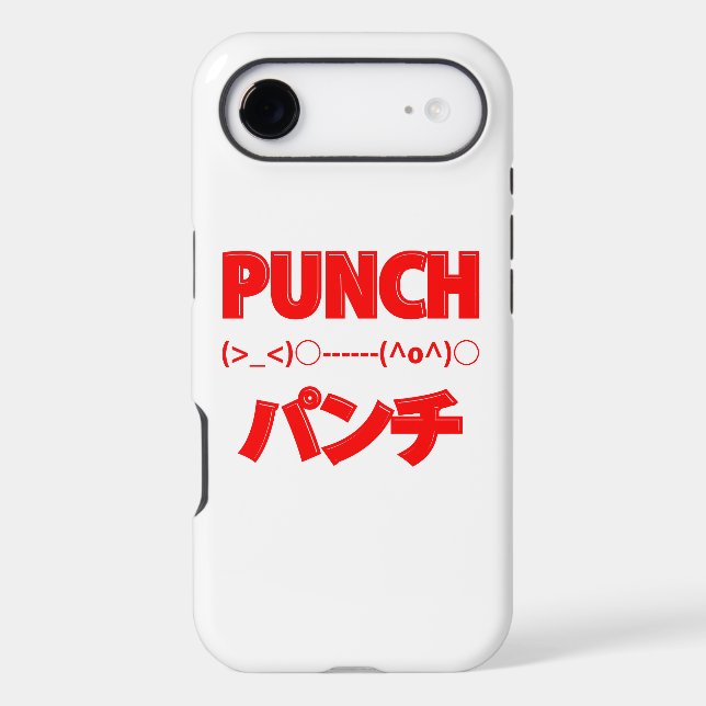 Japanese Punch Emoticons Case-Mate iPhone Case (Back)