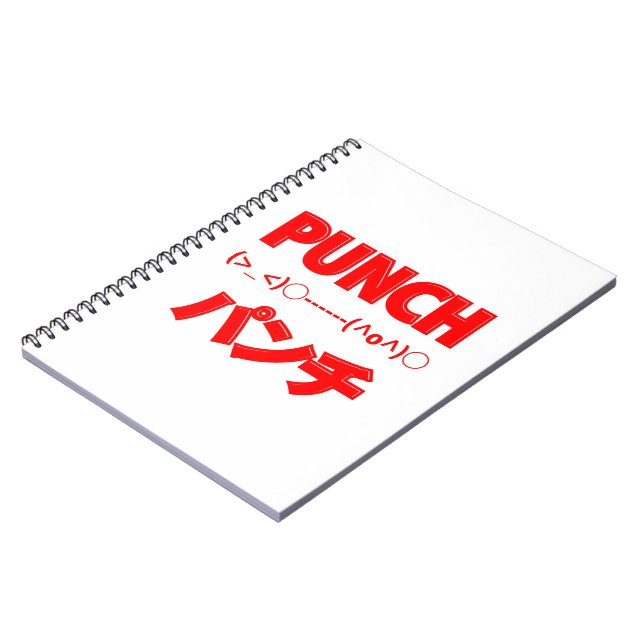 Japanese Punch Emoticons Notebook (Left Side)