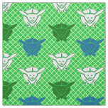 Japanese rabbit print, green, blue and white fabric