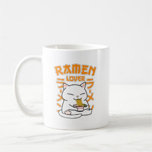 Japanese Ramen Cat Ramen Lover Coffee Mug
