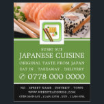 Japanese Restaurant, Sushi Advertising Flyer<br><div class="desc">Japanese Restaurant,  Sushi Advertising Flyer by The Business Card Store.</div>