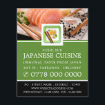 Japanese Restaurant, Sushi Advertising Flyer<br><div class="desc">Japanese Restaurant,  Sushi Advertising Flyer by The Business Card Store.</div>