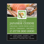 Japanese Restaurant, Sushi Advertising Flyer<br><div class="desc">Japanese Restaurant,  Sushi Advertising Flyer by The Business Card Store.</div>