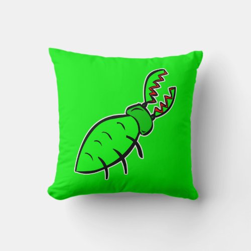 Japanese Rhino Stag Beetle Bug Cushion Pillow