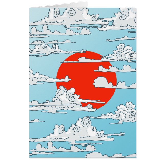 Japanese rising sun cards (Front)