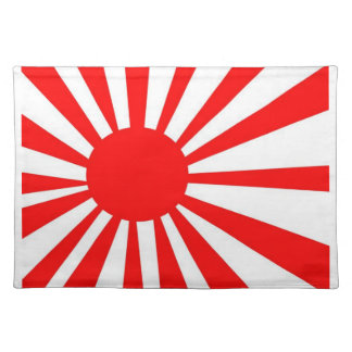 Japanese Rising Sun Flag Cloth Placemat
