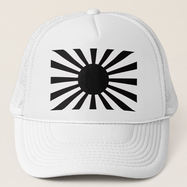Japanese Rising Sun Flag Trucker Hat (Front)