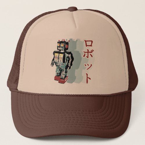 Japanese Robot Trucker Hat