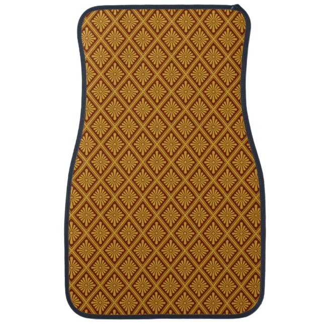Japanese Rosette Lozenges Pattern Car Mat (Front)