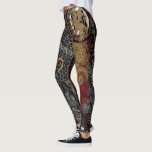 Japanese Royal Dragon Emblem Leggings<br><div class="desc">by Align Boutique</div>